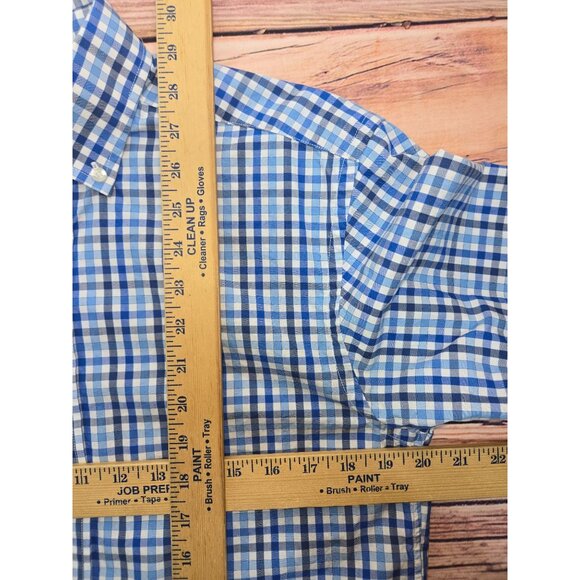 Vineyard Vines‎ Blue Gingham Whale Shirt Small - Picture 7 of 7